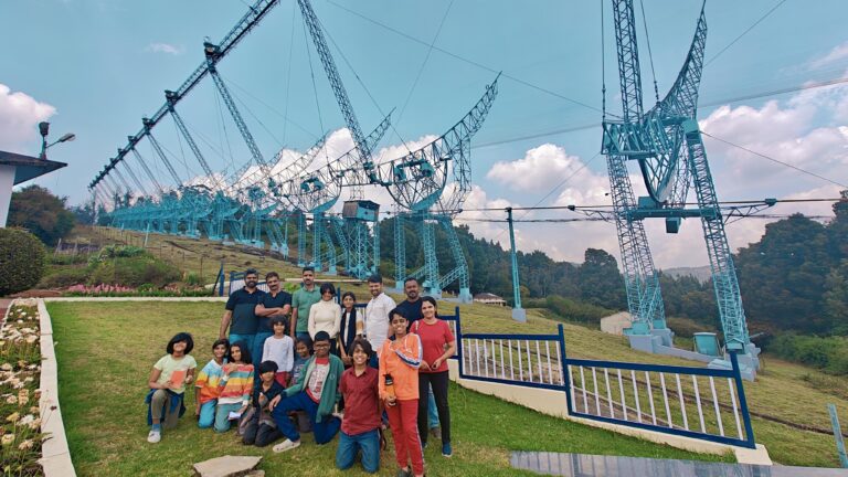 Visit to the Radio Telescope of Ooty